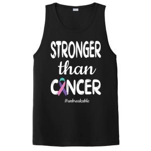 Stronger Than Thyroid Cancer Warrior Meaningful Gift PosiCharge Competitor Tank