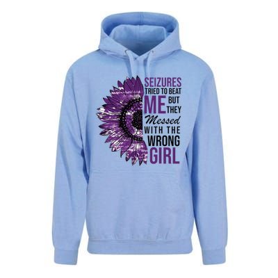 Seizures Tried To Beat Me But They Messed With The Wrong Unisex Surf Hoodie