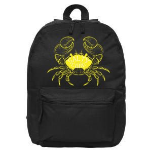 Salty To The Core Crab 16 in Basic Backpack