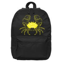 Salty To The Core Crab 16 in Basic Backpack