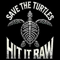 Save The Turtles Hit It Raw Cooling Performance Long Sleeve Crew