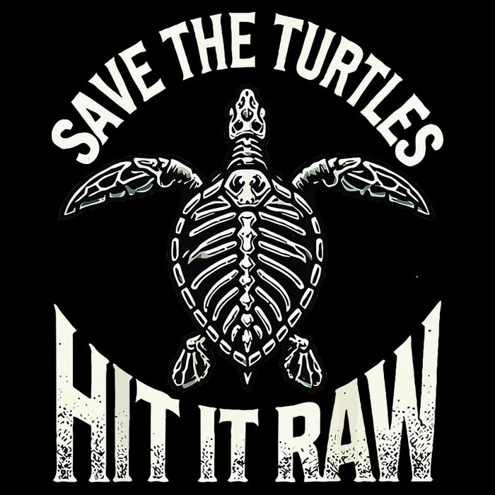 Save The Turtles Hit It Raw Cooling Performance Long Sleeve Crew