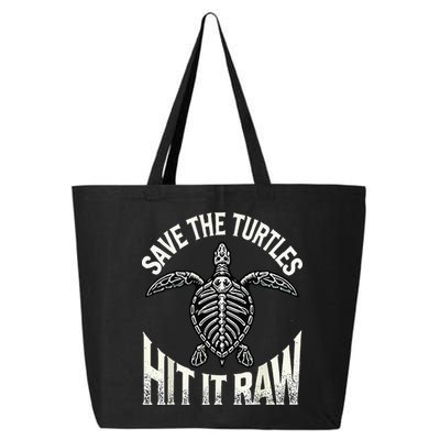 Save The Turtles Hit It Raw 25L Jumbo Tote