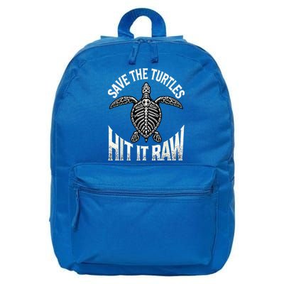 Save The Turtles Hit It Raw 16 in Basic Backpack