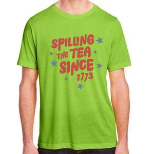 Spilling Teh Tea Since 1773 Adult ChromaSoft Performance T-Shirt