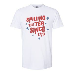 Spilling Teh Tea Since 1773 Softstyle CVC T-Shirt