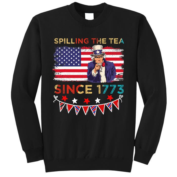 Spilling the Tea Since 1773 American Patriotic 4th of July Sweatshirt