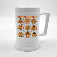 Speech Therapy Turkey Slp Speech Therapist Fall Thanksgiving Beer Stein