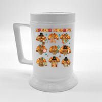 Speech Therapy Turkey Slp Speech Therapist Fall Thanksgiving Beer Stein