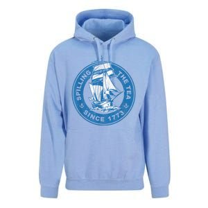 Spilling The Tea Since 1773 Funny US History Teacher Boston Unisex Surf Hoodie