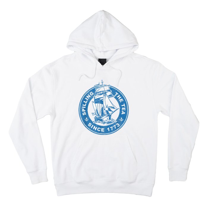 Spilling The Tea Since 1773 Funny US History Teacher Boston Hoodie