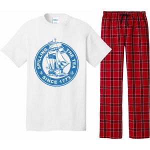 Spilling The Tea Since 1773 Funny US History Teacher Boston Pajama Set