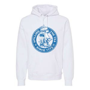 Spilling The Tea Since 1773 Funny US History Teacher Boston Premium Hoodie