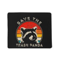 Save The Trash Pandas Funny Raccoon Animal Lover Funny Mousepad