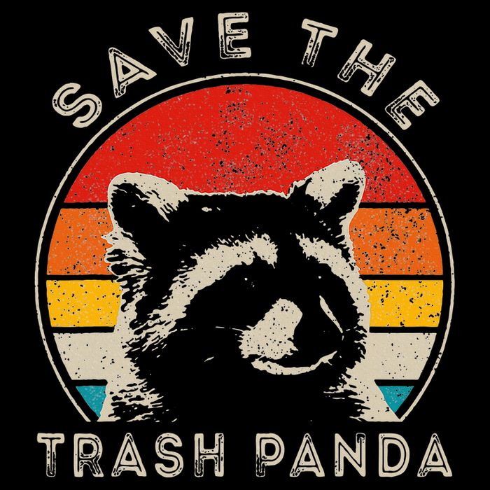 Save The Trash Pandas Funny Raccoon Animal Lover Funny Mousepad