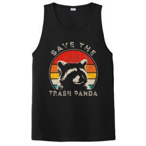 Save The Trash Pandas Funny Raccoon Animal Lover Funny PosiCharge Competitor Tank