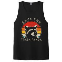 Save The Trash Pandas Funny Raccoon Animal Lover Funny PosiCharge Competitor Tank