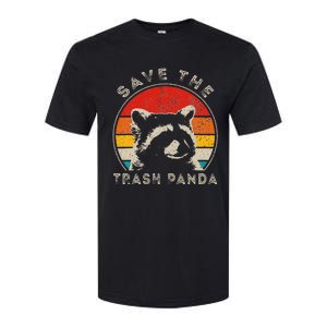 Save The Trash Pandas Funny Raccoon Animal Lover Funny Softstyle CVC T-Shirt