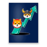 Shiba To The Moon Chart Poster