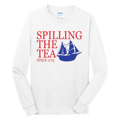 Spilling The Tea Tall Long Sleeve T-Shirt