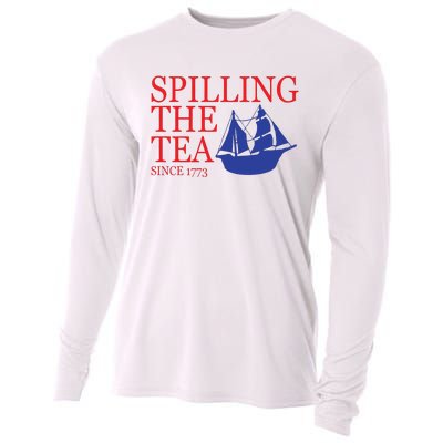 Spilling The Tea Cooling Performance Long Sleeve Crew