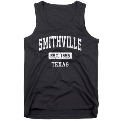 Smithville Texas Tx Vintage Sports Established Design Tank Top