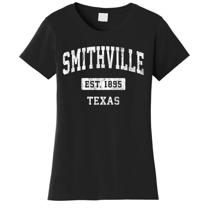 Smithville Texas Tx Vintage Sports Established Design Women's T-Shirt