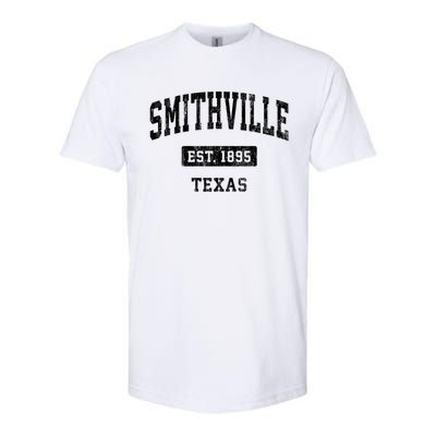 Smithville Texas Tx Vintage Sports Established Design Softstyle® CVC T-Shirt