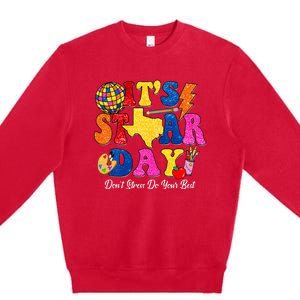 Staar Testing Test Day DonT Stress Do Your Best Teacher Premium Crewneck Sweatshirt