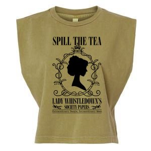 Spill The Tea Lady Whistledowns Society Papers Lady Whistledown His Garment-Dyed Women's Muscle Tee