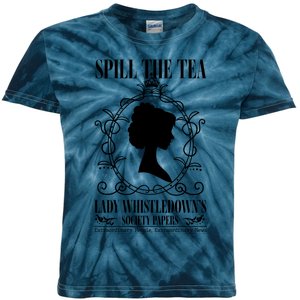 Spill The Tea Lady Whistledowns Society Papers Lady Whistledown His Kids Tie-Dye T-Shirt