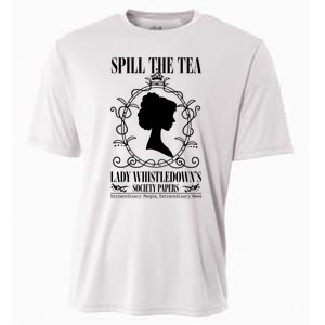 Spill The Tea Lady Whistledowns Society Papers Lady Whistledown His Cooling Performance Crew T-Shirt