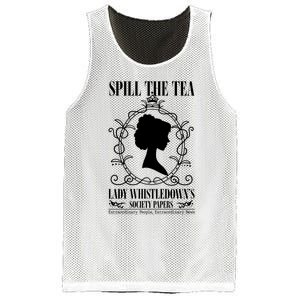 Spill The Tea Lady Whistledowns Society Papers Lady Whistledown His Mesh Reversible Basketball Jersey Tank