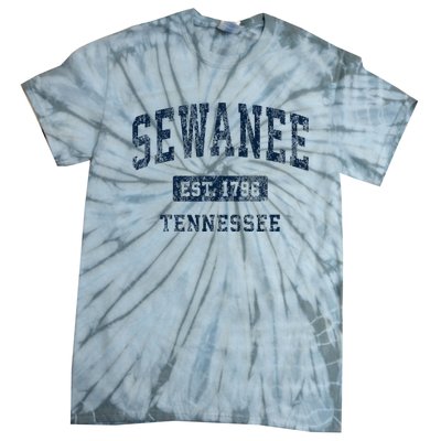 Sewanee Tennessee Tn Vintage Athletic Sports Design Tie-Dye T-Shirt