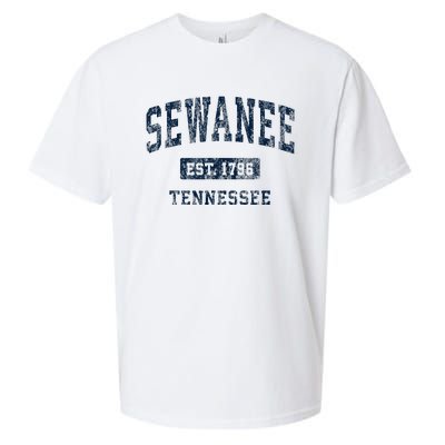 Sewanee Tennessee Tn Vintage Athletic Sports Design Sueded Cloud Jersey T-Shirt