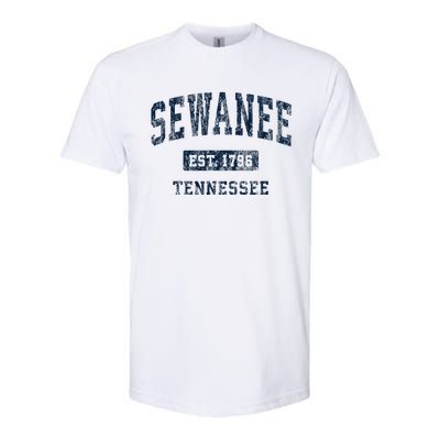 Sewanee Tennessee Tn Vintage Athletic Sports Design Softstyle CVC T-Shirt