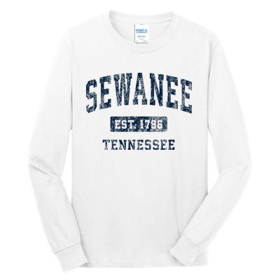 Sewanee Tennessee Tn Vintage Athletic Sports Design Tall Long Sleeve T-Shirt