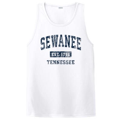 Sewanee Tennessee Tn Vintage Athletic Sports Design PosiCharge Competitor Tank