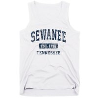 Sewanee Tennessee Tn Vintage Athletic Sports Design Tank Top