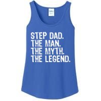 Stepdad The The Myth The Legend Cool Funny Stepdad Gift Ladies Essential Tank