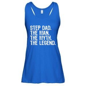 Stepdad The The Myth The Legend Cool Funny Stepdad Gift Ladies Essential Flowy Tank