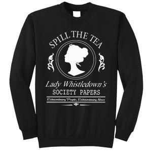 Spill The Tea Lady Whistledown Society Papers Sweatshirt