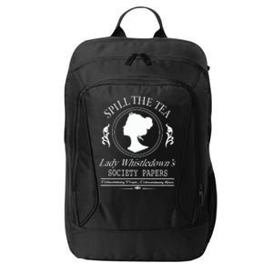 Spill The Tea Lady Whistledown Society Papers City Backpack