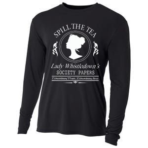 Spill The Tea Lady Whistledown Society Papers Cooling Performance Long Sleeve Crew