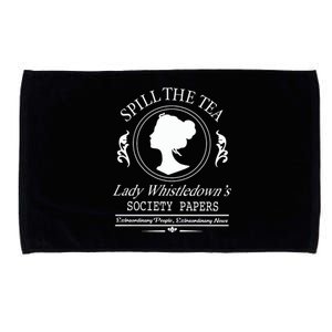 Spill The Tea Lady Whistledown Society Papers Microfiber Hand Towel