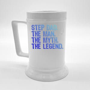 Stepdad The The Myth The Legend Cool Funny Stepdad Gift Beer Stein