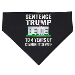 Sentence Trump To 4 Years Of Community Service Political USA-Made Doggie Bandana