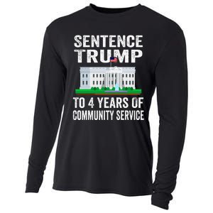 Sentence Trump To 4 Years Of Community Service Political Cooling Performance Long Sleeve Crew