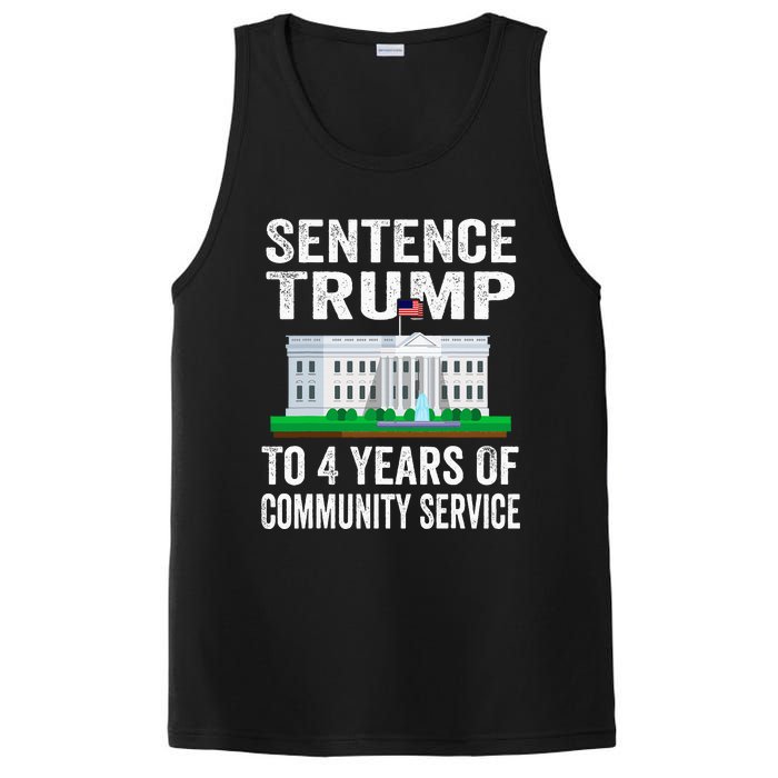 Sentence Trump To 4 Years Of Community Service Political PosiCharge Competitor Tank