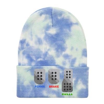 Save The Ual Funny Car Racing Transmission Diagram Gift Tie Dye 12in Knit Beanie